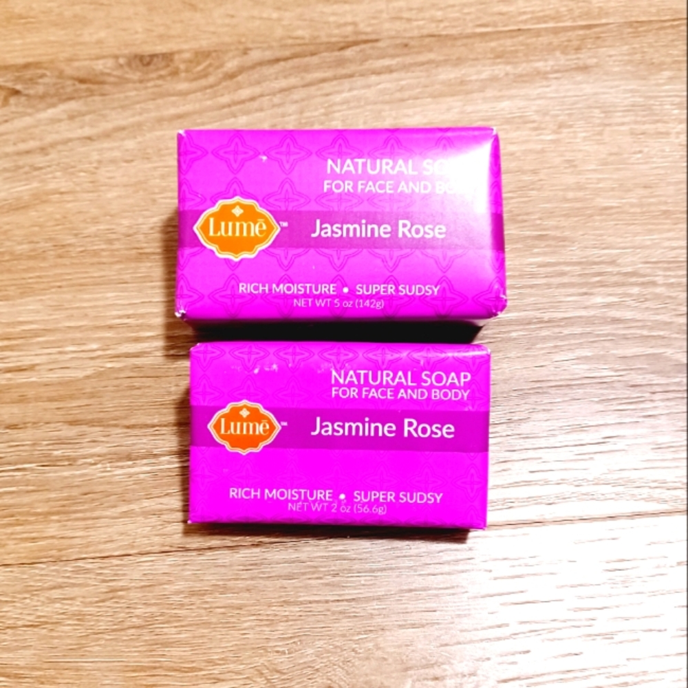 Lume Soap Bars in Jasmine Rose